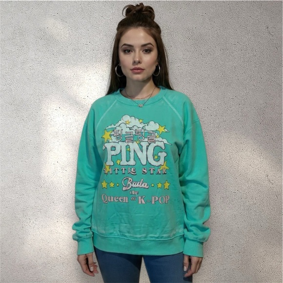 Recycled Karma Tops - K-POP Queen BADA Sweatshirt RECYCLED KARMA